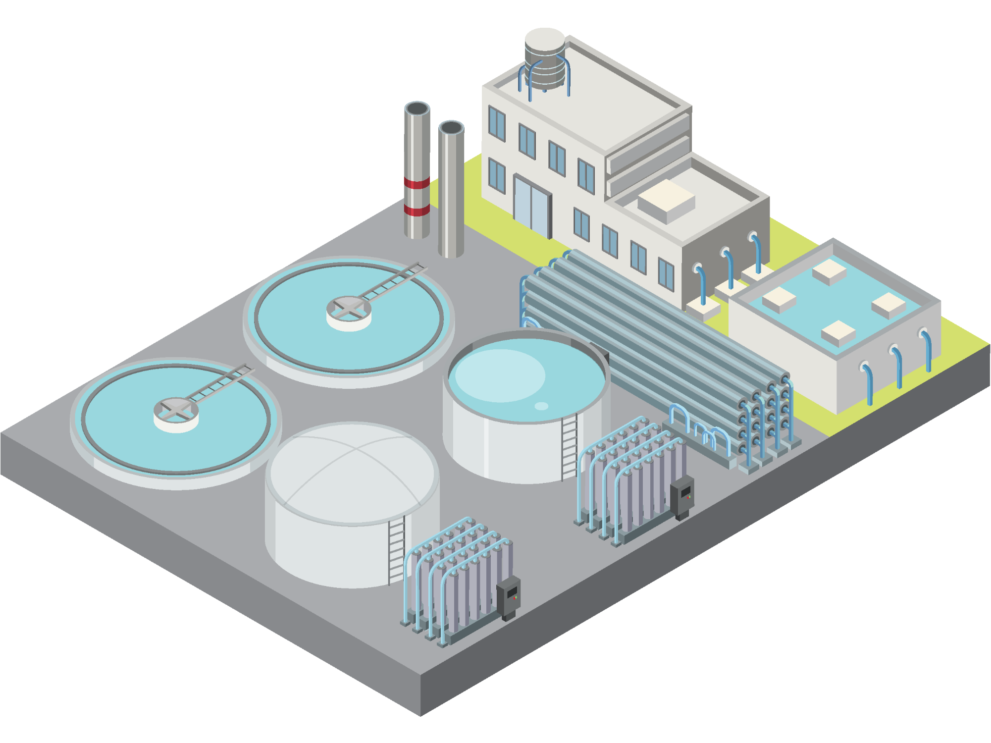 Water Management Facility Illustration
