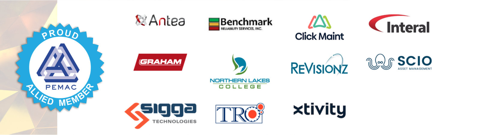 Logos of PEMAC Allied Members