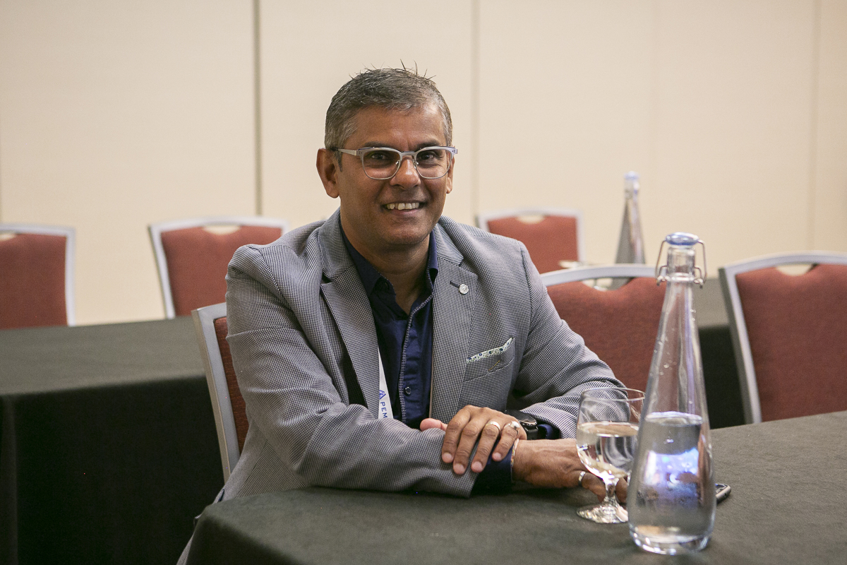 Dharmen Dhaliah co teacher of 'Becoming a Certified Asset Management Assessor' course in a special face to face session at MainTrain