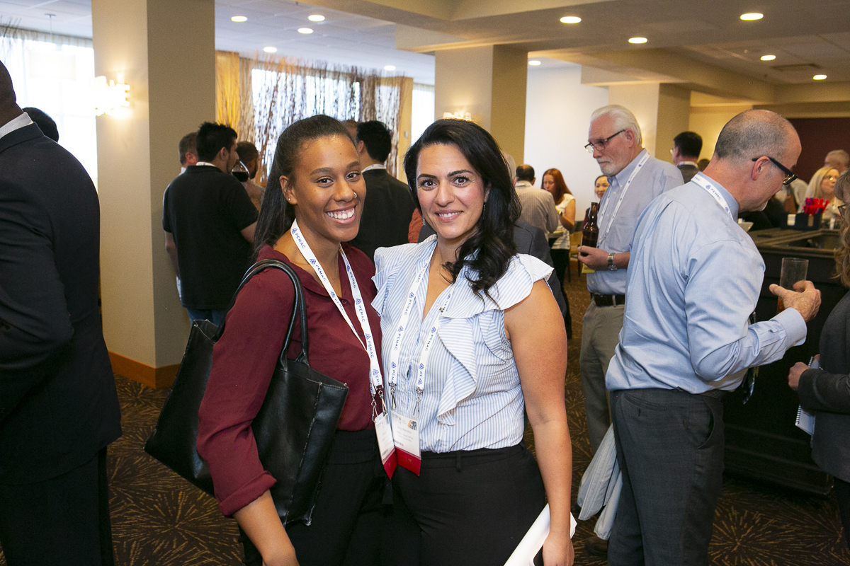 Events coordinator Ghaz Marinho and PEMAC admin team member Selassi Ellom