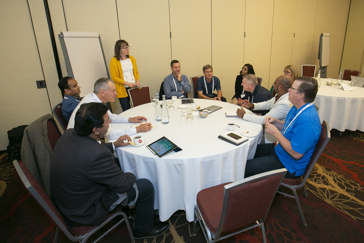 A workshop in session