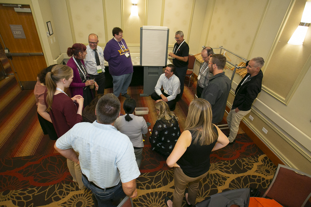 A fun activity to demonstrate a concept during a workshop