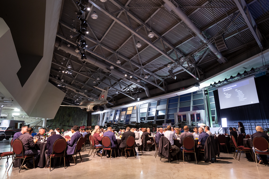 PEMAC Confeerence: Maintrain gala dinner at Ottawa War Museum