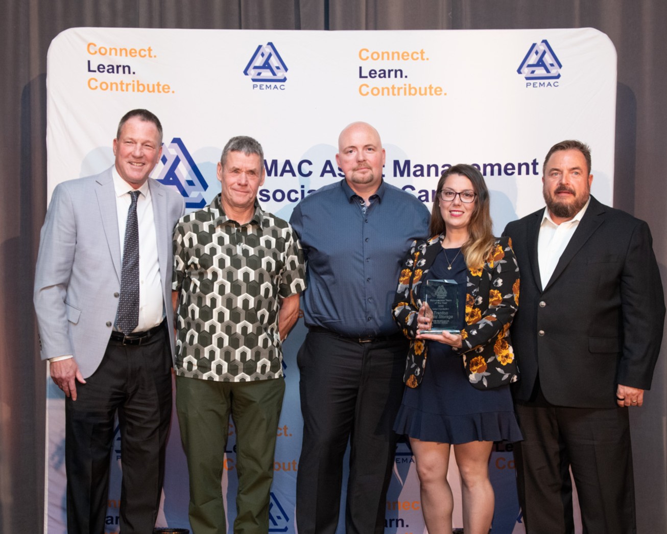 Trenton Cold Storage receiving the Maintenance Management Team of the Year Large Award