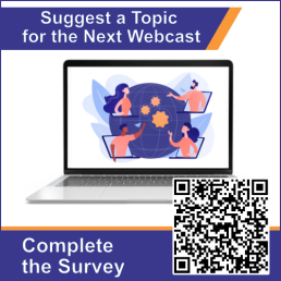 Suggest a topic for the next webcast