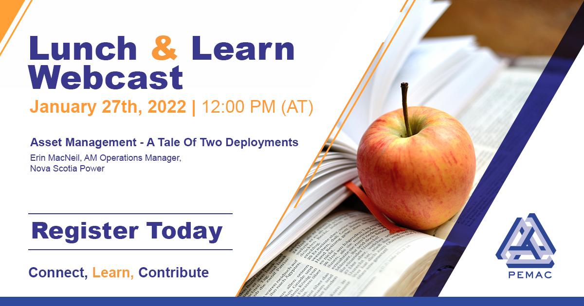 Register for PEMAC's Lunch & Learn Webcast on January 27th