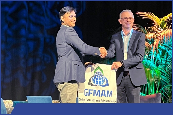 PEMAC at Apopo Confeence - GFMAM Banner Handover