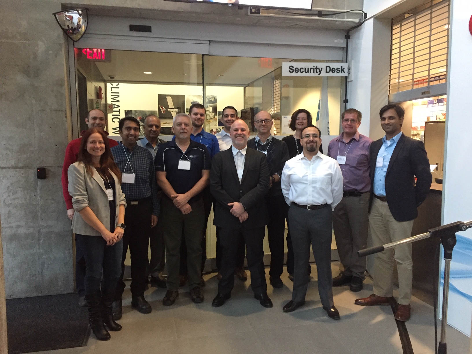 14 happy people who attended the Chapter Event